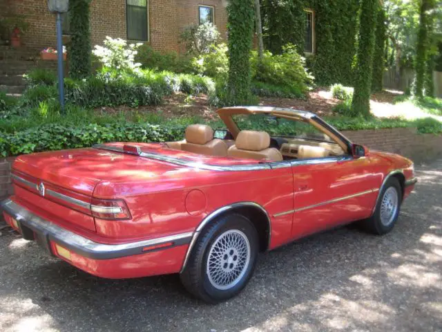 1989 Chrysler TC MASERATI CONVERTABLE