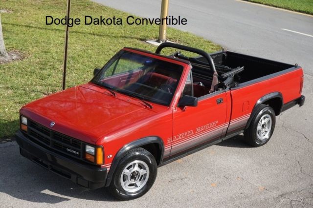 1989 Dodge Dakota DODGE DAKOTA CONVERTIBLE SPORT