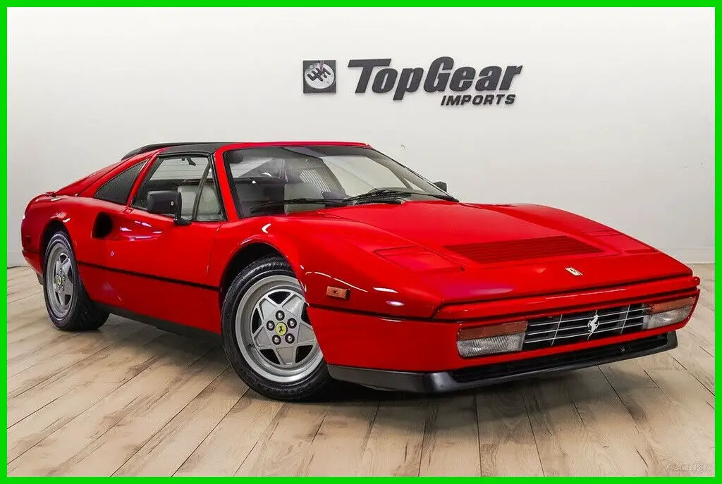 1989 Ferrari 328 1989 Ferrari 328GTS  Rosso Corsa over Crema Leather