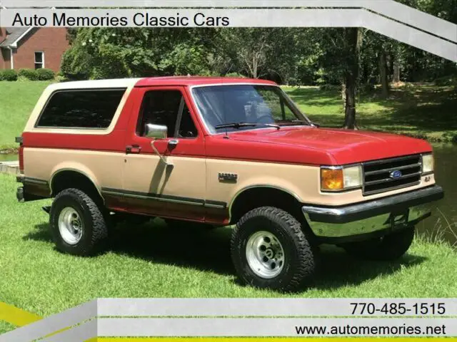 1989 Ford Bronco Custom 2dr Custom