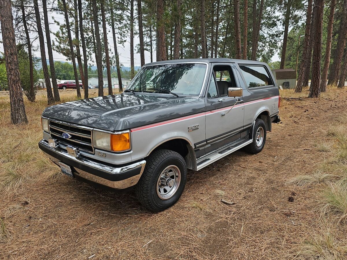 1989 Ford Bronco FULL LOAD XLT LOW MILES 98,000 WINDOW STICKER