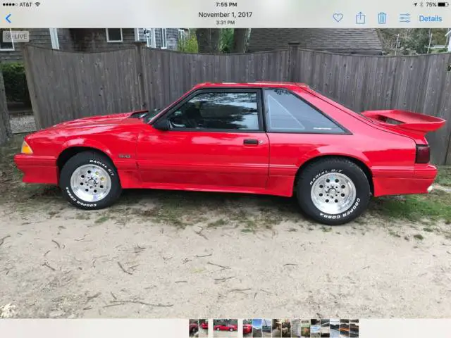 1989 Ford Mustang Ground effects cervini