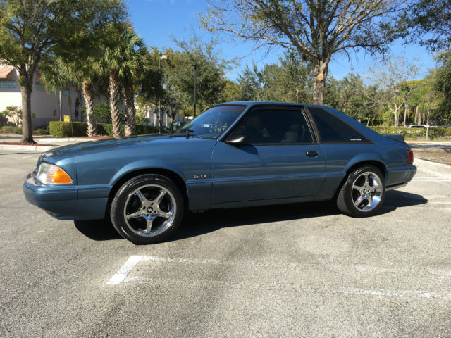 1989 Mustang Regatta Blue