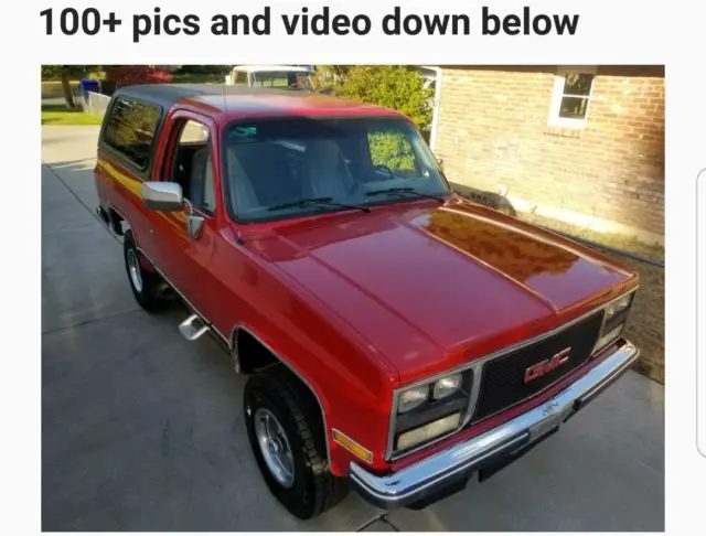 1989 Chevrolet Blazer Silverado