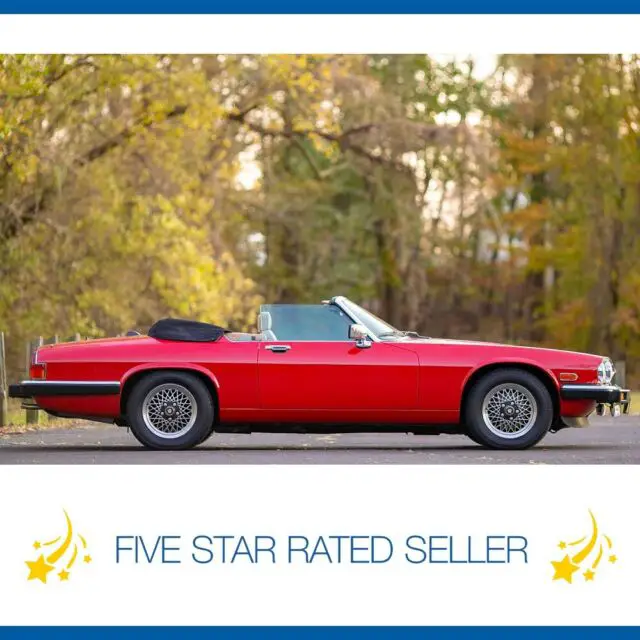 1989 Jaguar XJS V12 Convertible 1 Owner Low 38K mi Serviced California CARFAX