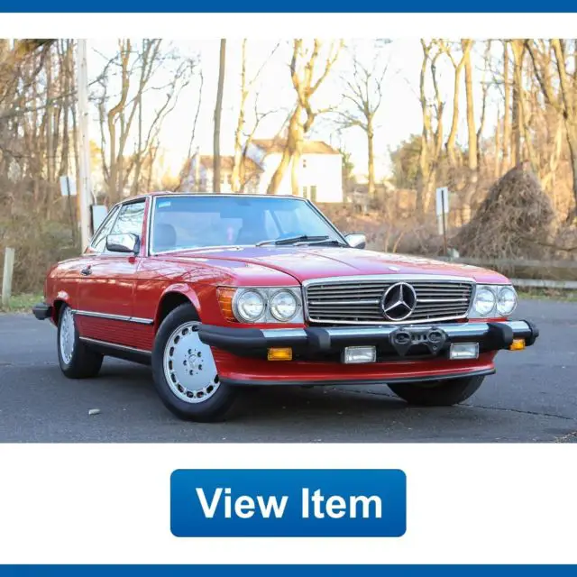 1989 Mercedes-Benz SL-Class Convertible Soft Top Srvcd Rear Seat CARFAX!