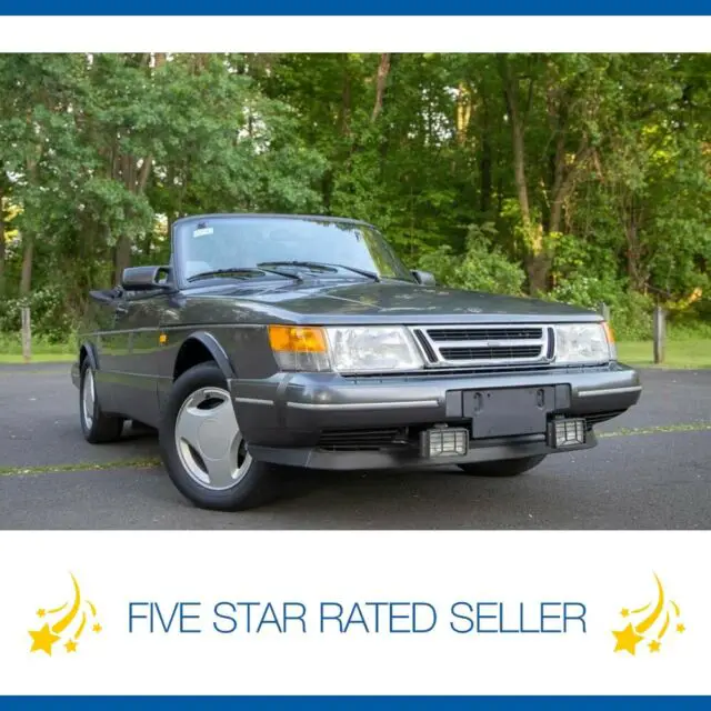 1989 Saab 900 TURBO 5 Speed Convertible 16Valve Classic Low 54K CARFAX WA State