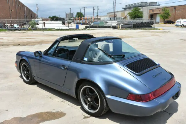 1990 Porsche 911 NO RESERVE!! 964 C4 manual Targa, Baltic Blue met