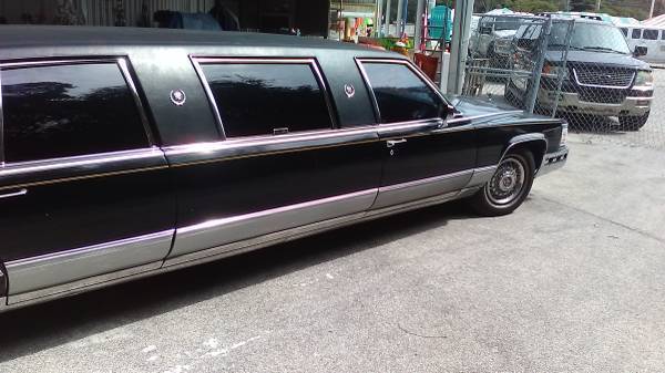 1990 Cadillac Brougham Limo 4 door