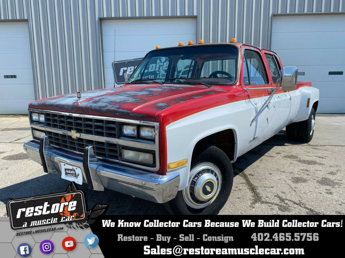 1990 Chevrolet R-3500 R-3500 Dually Crew Cab, 7.4L - 454ci EFI V8, Auto