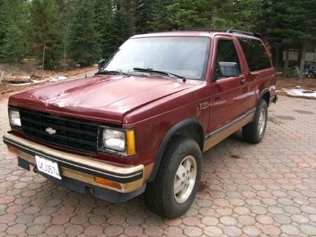 1990 Chevrolet S10 Blazer 4x4 Sport Utility 2-Door 4.3 Liter for sale ...