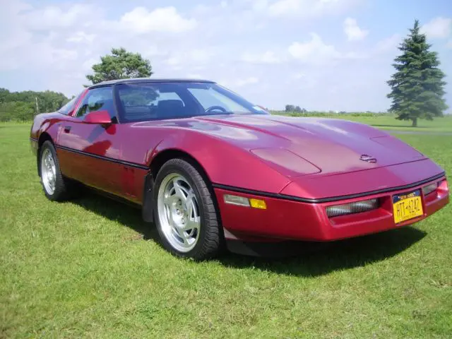 1990 Chevrolet Corvette all black interior