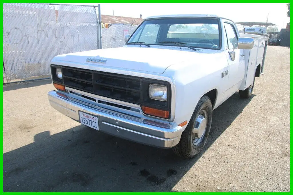 1990 Dodge Ram 2500 1990 Dodge Ram 250 Work Truck w/ Utility Bed