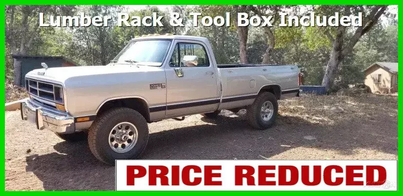 1990 Dodge Ram 2500 2dr 4WD Standard Cab LB