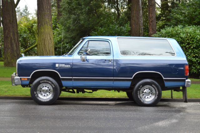 1990 Dodge Ramcharger Full Size SUV