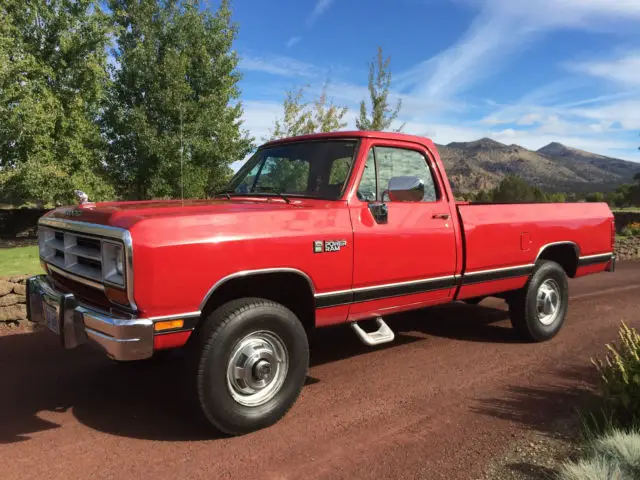 1990 Dodge W-250 12 Valve Turbo Diesel Power Ram  W-250