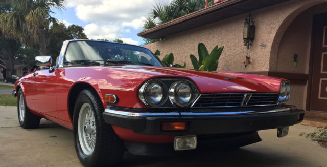 1990 Jaguar XJS Red/Tan