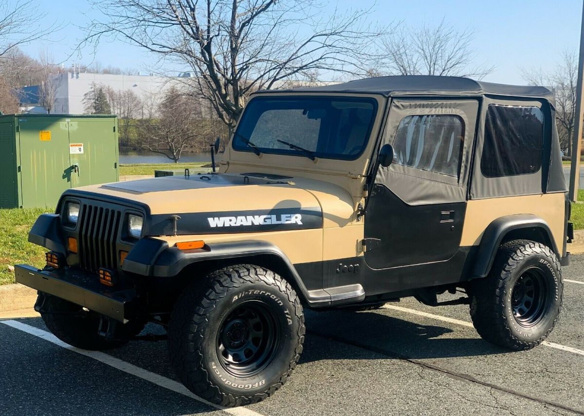 1990 Jeep Wrangler No Reserve! 4x4 Manual Transmission 89k miles