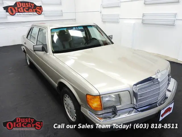 1990 Mercedes-Benz 400-Series Runs Drives Body Int Vgood 4.2L V8 4 spd auto