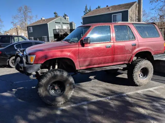 1990 Toyota 4Runner Red