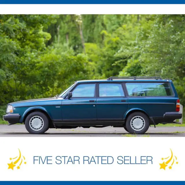 1992 Volvo 240 Wagon Rare Collectible Automatic Leather 130K Mi Classic