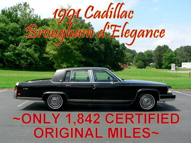 1991 Cadillac Brougham d'Elegance (Fleetwood)        ~$99 NO RESERVE~