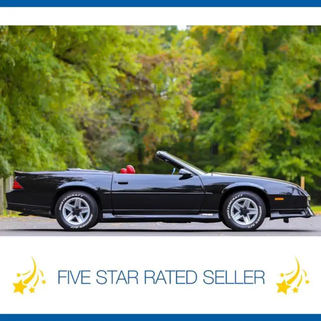 1991 Chevrolet Camaro Camaro Leather 5SP Manual Convertible 48K mi CARFAX