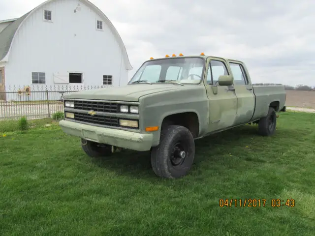 1991 Chevrolet C/K Pickup 3500 MILITARY TRIM