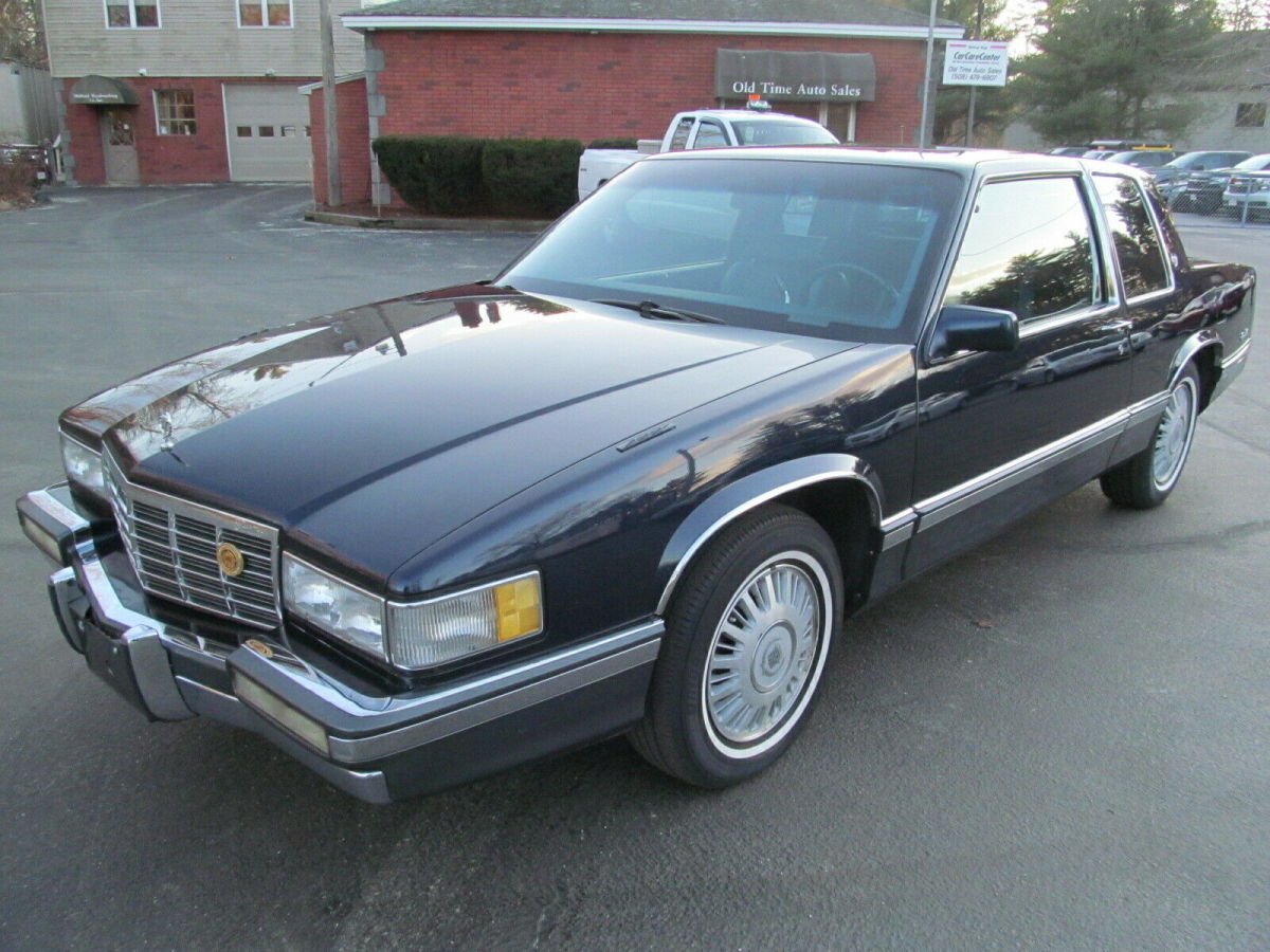 1991 Cadillac DeVille Dk. blue leather