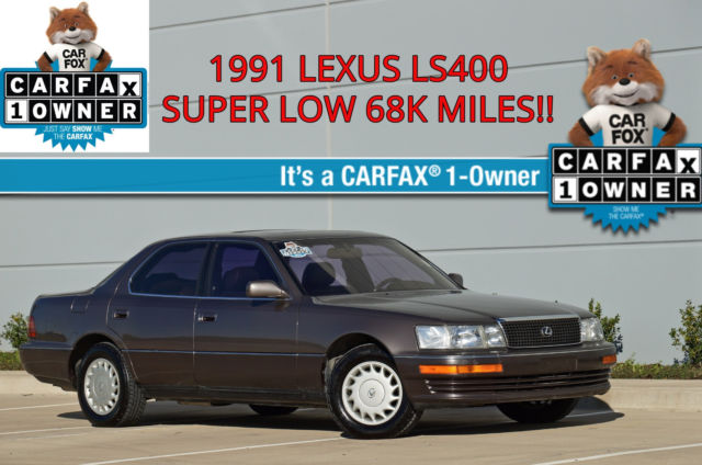 1991 Lexus LS LS400 * 68k Actual Miles * No Reserve * 1UZFE