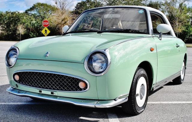 1991 Nissan Figaro Convertible  Right Hand Drive 1.0L Engine
