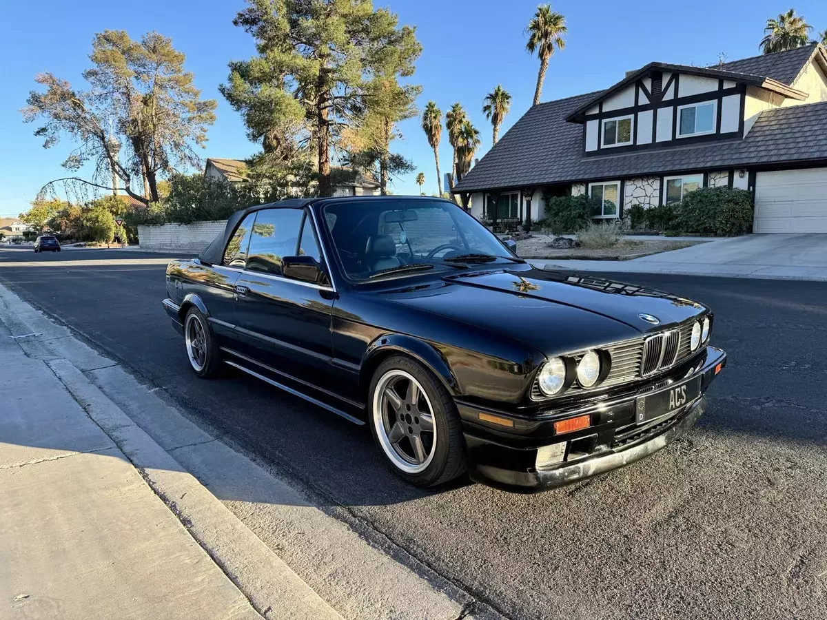 1992 BMW 3-Series Convertible Black IC 1992 BMW 3-Series IC