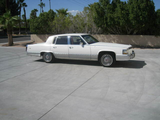 1992 Cadillac Brougham red interior