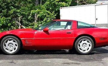 1992 Chevrolet Corvette red