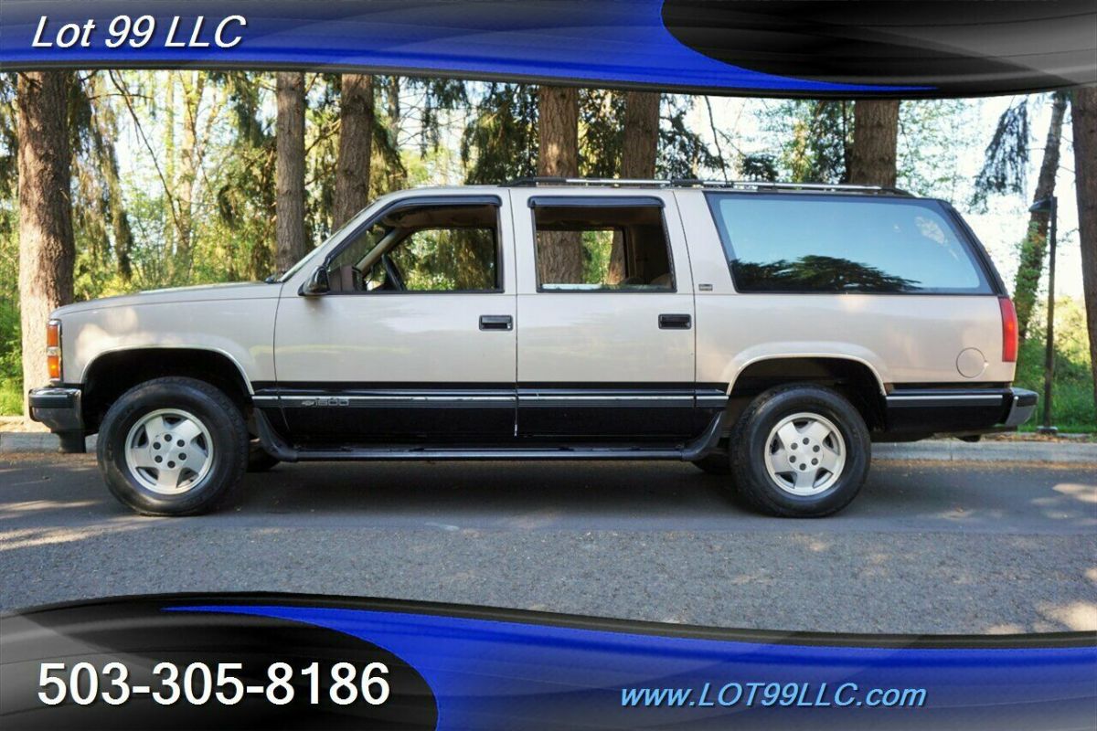 1992 Chevrolet Suburban K1500 4dr LS V8 Auto 3 Row Seating Newer Tires Tow
