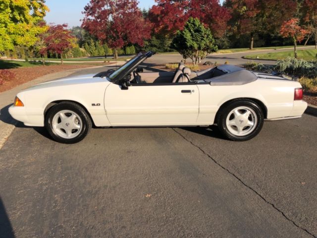 1992 Ford Mustang LX  2dr Convertible 5.0L V8 Low Miles only 78,774