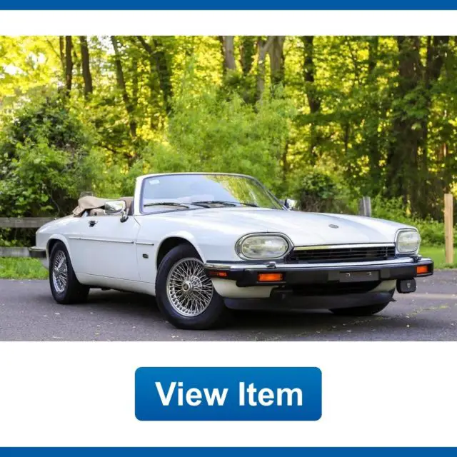 1992 Jaguar XJS V12 Convertible 46K Mi Clean Garaged Loaded