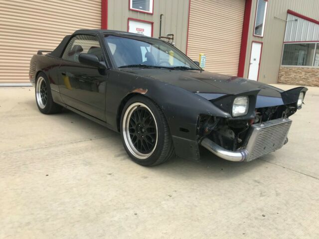1992 Nissan 240SX S13 Convertible Black on Black 2JZ Swapped 6266
