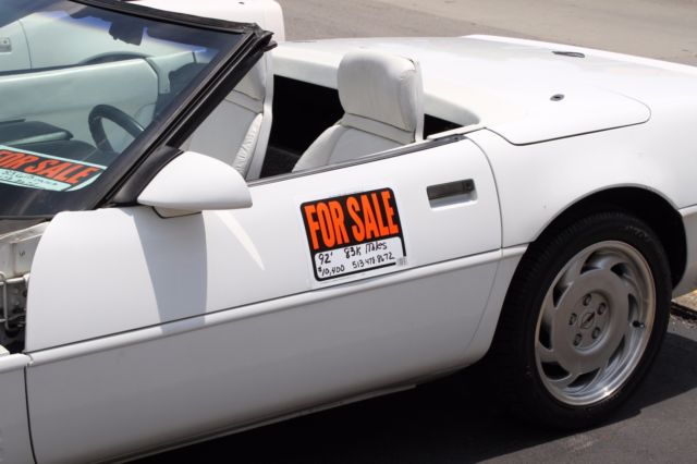 1992 Chevrolet Corvette Tripple White