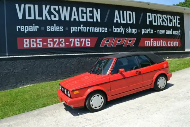 1992 Volkswagen Cabriolet Wolfsburg Classic