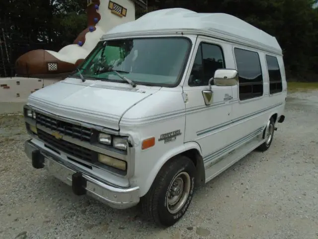 1993 CHEVY G20 HIGH TOP CUSTOM WHEELCHAIR VAN 87,314 MILES C.R ...