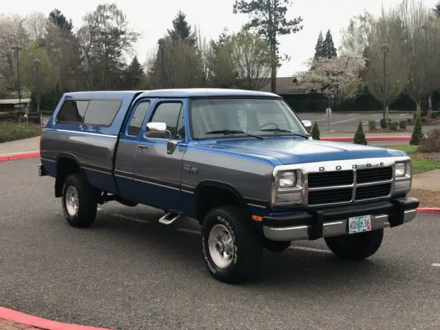 1993 DODGE RAM 250 4X4 CLUB CAB LONG BED 5.9L 12V CUMMINS TURBO DIESEL ...