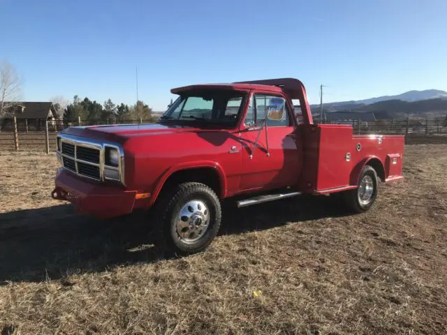 1993 Dodge Ram 3500 Red