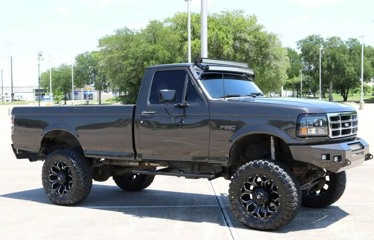 1993 Ford F-250 Black Leather