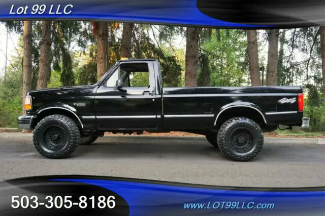 1993 Ford F-250 XLT 2dr 4X4 V8 7.5L Big Black Single Cab Long Bed