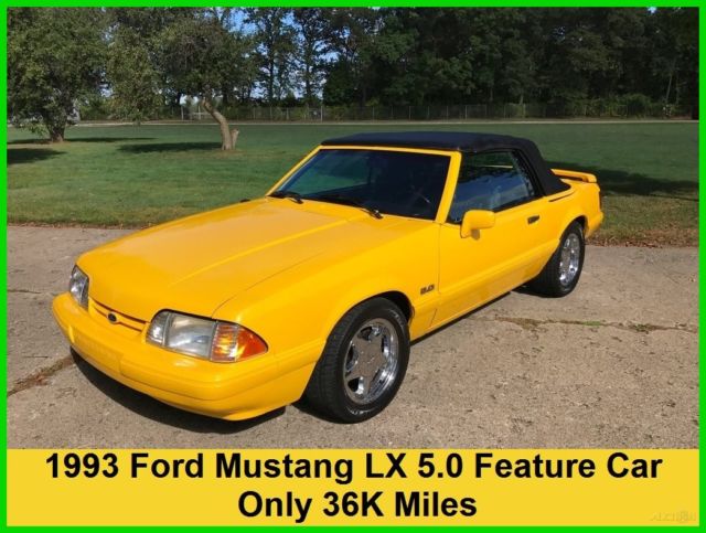 1993 Ford Mustang Convertible LX 5.0 Liter FEATURE CAR