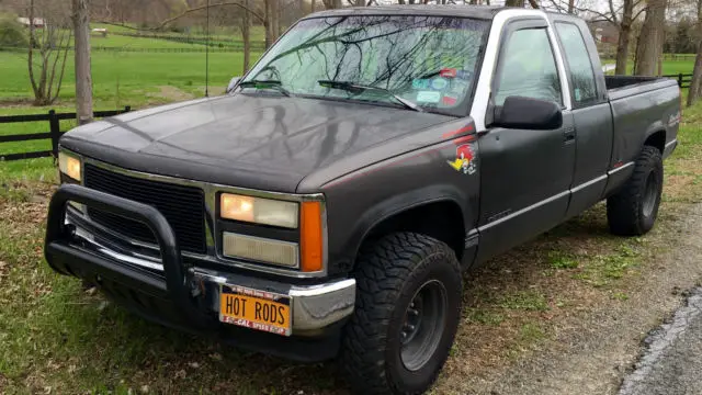 1993 GMC Sierra 1500 4X4 4WD 5 SPEED STICK SHIFT V8 EXT CAB SHORT BED