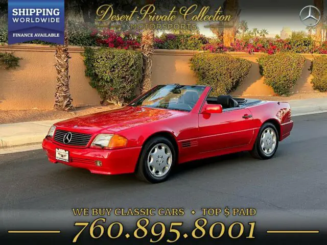 1993 Mercedes-Benz 500SL 1 Owner 36k Miles Clean + hard top + window sticker