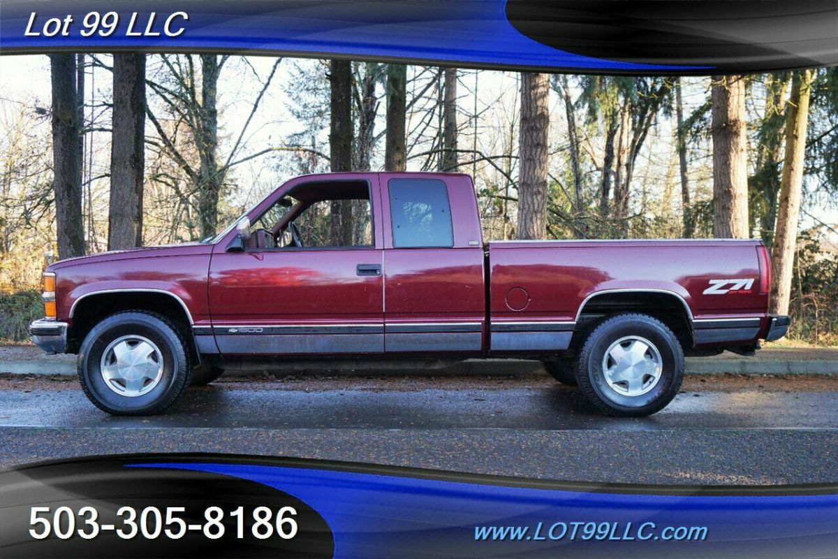 1994 Chevrolet C/K Pickup 1500 K1500 Silverado 4X4 SuperCab Low Miles126K No Rust