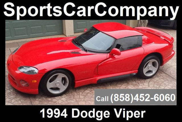 1994 Dodge Viper Base Convertible 2-Door